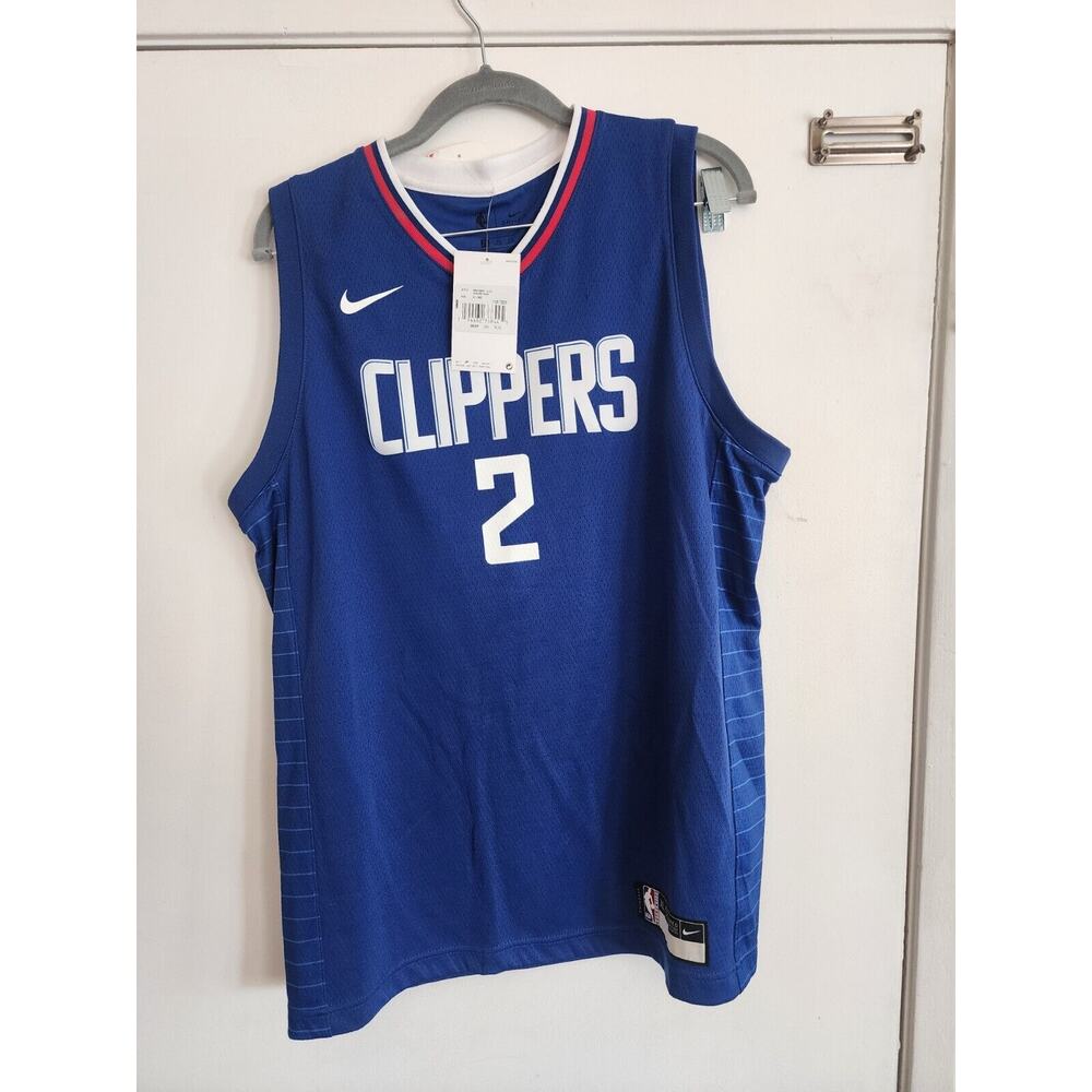 Nike Kawhi Leonard LA Clippers Swingman Jersey Blue Youth SizeXL Blue Authentic